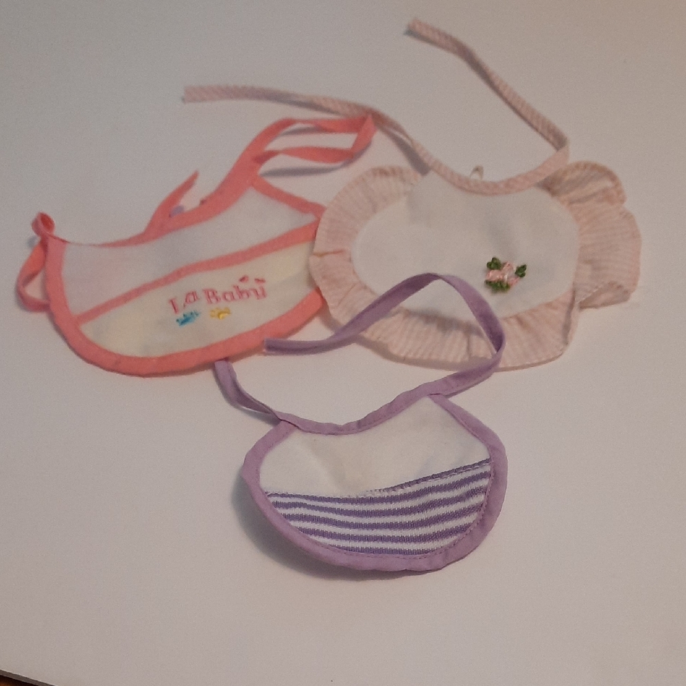 Colorful doll Bibs